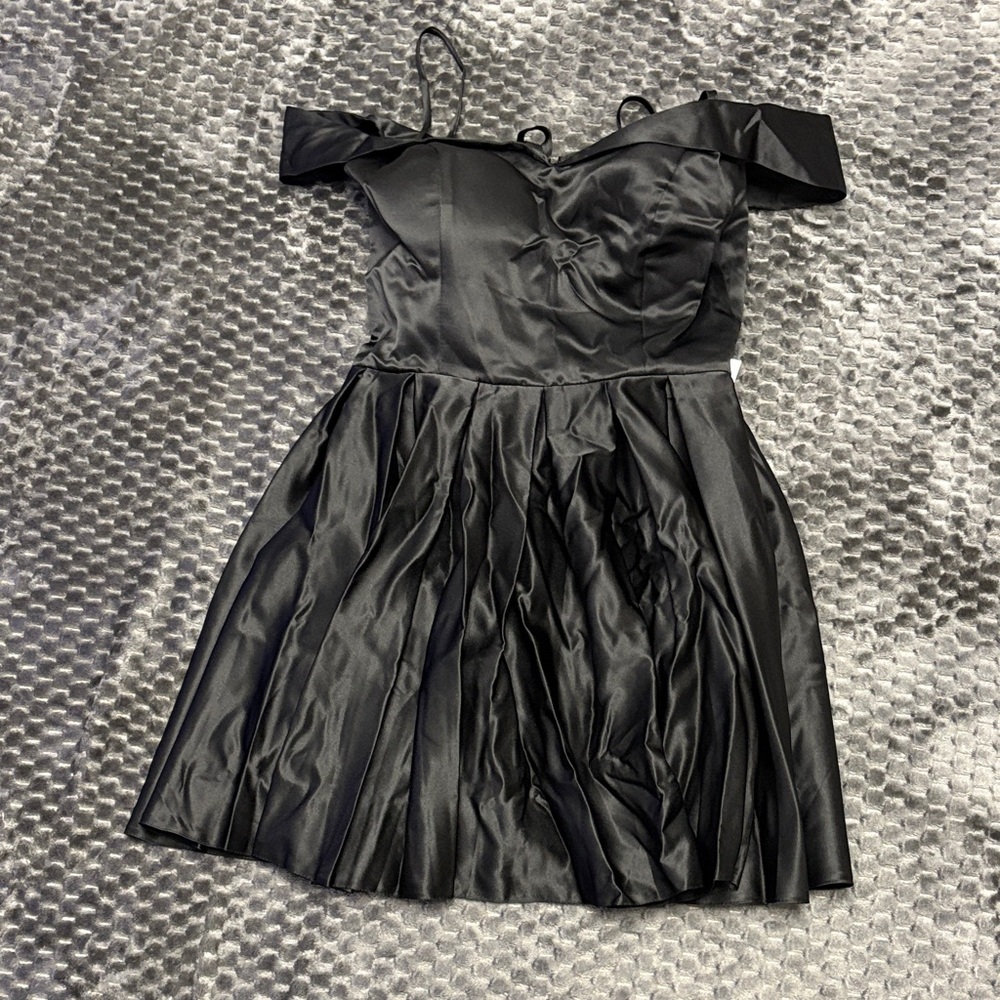 Elegant Black Off-Shoulder Dress